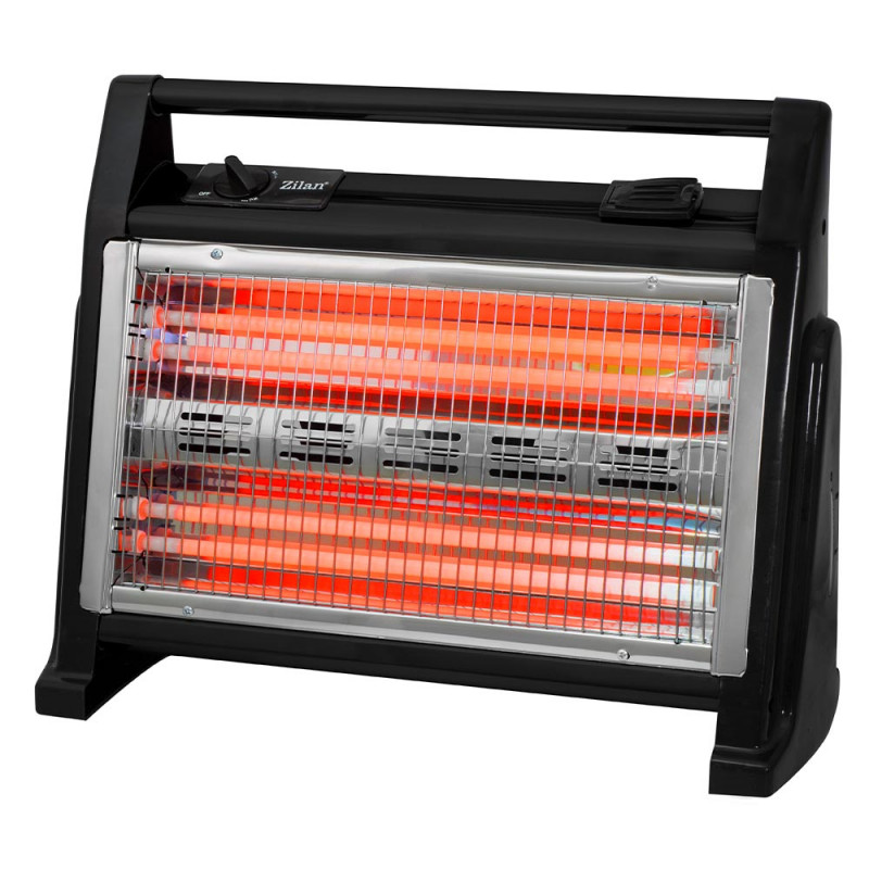 Zilan Θερμάστρα χαλαζία με υγραντήρα μαύρη 1600W ZLN1114-BLK Zilan Θερμάστρα χαλαζία με υγραντήρα μαύρη 1600W ZLN1114-BLK