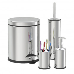 Zilan Σετ αξεσουάρ μπάνιου 4 τμχ inox  ZLN4605