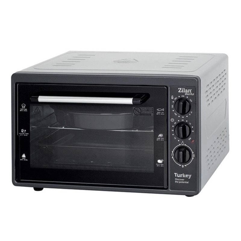 Zilan Ηλεκτρικός Φούρνος Γκρι 32L 1300W ZLN5320-GRY Zilan Ηλεκτρικός Φούρνος Γκρι 32L 1300W ZLN5320-GRY