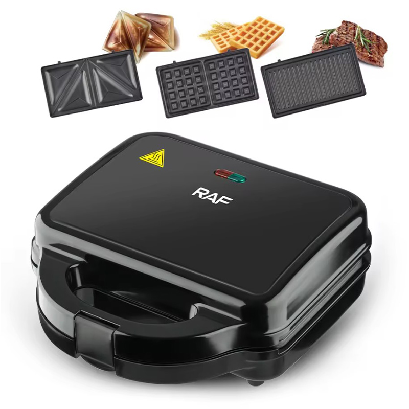 Τοστιέρα-Γκριλιέρα-Βαφλιέρα 3 σε 1 1200W Raf R.210